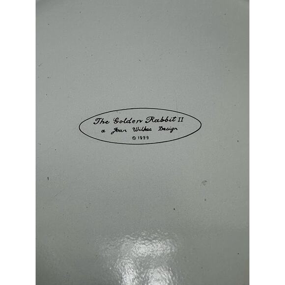 The Golden Rabbit II Joan Wilkes Gold Checkers & Ants‎ Enamelware Bowls Set of 3 - Picture 3 of 14